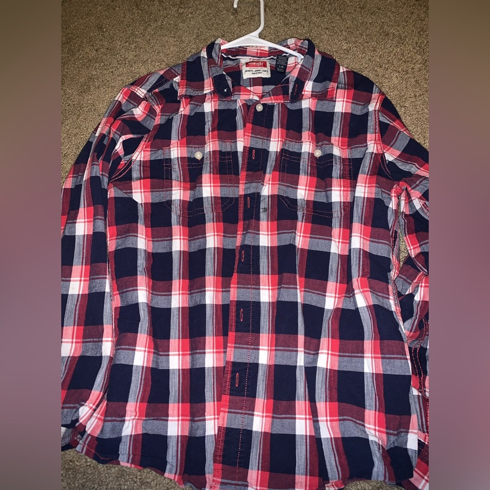 Wrangler flannel button up
